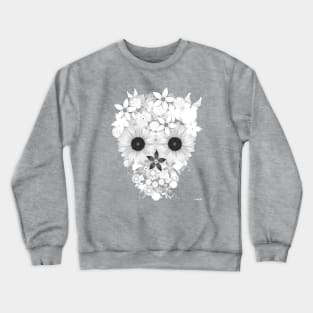 Skull flowers Crewneck Sweatshirt